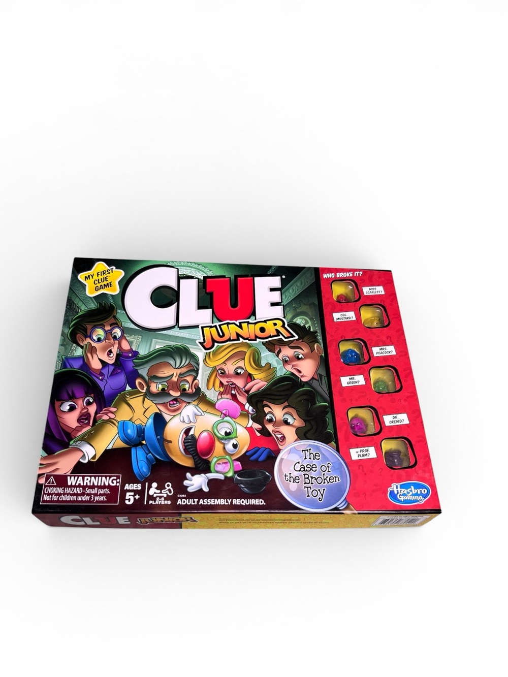 Hasbro Clue Junior Board Game The Case of the Broken Toy